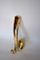 Art Deco Brass Coat Hooks by Josef Hoffmann, 1930s, Set of 4 6