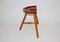 Vintage Viennese Maple Tripod Stool, 1930s, Image 6