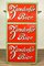 German Enamel and Steel Zirndorfer Beer Sign from Boos und Hahn, 1950s 1