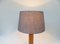Scandinavian Modern Brass, Bamboo, and Linen Table Lamp from Bergboms, 1960s 5
