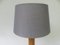 Scandinavian Modern Brass, Bamboo, and Linen Table Lamp from Bergboms, 1960s 3