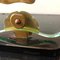 Orologio in ottone e vetro di Fontana Arte, Italia, anni '50, Immagine 4