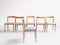 German Cherry and Wood Dining Chairs from Lübke, 1960s, Set of 6 5