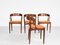 Danish Dining Chairs by Johannes Andersen for Uldum Møbelfabrik, 1960s, Set of 4, Image 3