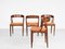 Danish Dining Chairs by Johannes Andersen for Uldum Møbelfabrik, 1960s, Set of 4 5
