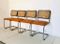 Steel and Eco-Leather Dining Chairs by Marcel Breuer, 1950s, Set of 4 1
