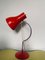 Vintage Red Table Lamp by Josef Hurka for Napako, 1960s 10