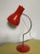 Lampe de Bureau Vintage Rouge par Josef Hurka pour Napako, 1960s 3