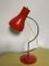 Vintage Red Table Lamp by Josef Hurka for Napako, 1960s 3