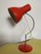 Vintage Red Table Lamp by Josef Hurka for Napako, 1960s, Image 2