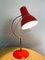 Vintage Red Table Lamp by Josef Hurka for Napako, 1960s, Image 5