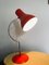 Lampe de Bureau Vintage Rouge par Josef Hurka pour Napako, 1960s 6