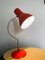 Rote Vintage Tischlampe von Josef Hurka für Napako, 1960er 6