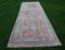 Vintage Pastel Oushak Runner Carpet, 1970s 1