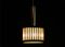 Mid-Century Glass and Metal Pendant Lamp, 1960s, Image 2