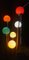 Lámpara de pie italiana de metal y vidrio coloreado de Stilnovo, años 60, Imagen 8
