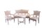 Gustavian Wooden Living Room Set, Denmark, 1840s, Set of 4, Image 1