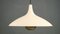 Deutsche Mid-Century Deckenlampe aus Messing & perforiertem Metall, 1950er 2