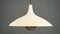 Lámpara de techo alemana Mid-Century de latón perforado y metal, años 50, Imagen 2