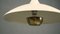 Lampada da soffitto Mid-Century in ottone e metallo traforato, Germania, anni '50, Immagine 4