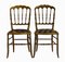 Antique Wooden Chiavari Side Chairs, Set of 2 1