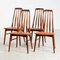 Eva Dining Chairs by Niels Koefoed for Koefoed Hornslet, 1960s, Set of 4 2