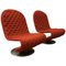 1-2-3 Series Easy Chairs by Verner Panton for Fritz Hansen, 1970s, Set of 2 1