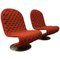 Fauteuils Série 1-2-3 par Verner Panton pour Fritz Hansen, 1970s, Set de 2 1