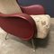 Italian Red Faux Leather Senior Armchair by Marco Zanuso for Arflex, 1950s 7