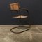 Stuhl mit Röhrengestell aus Kupfer & Holz von Paul Schuitema, 1930er 4