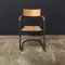 Stuhl mit Röhrengestell aus Kupfer & Holz von Paul Schuitema, 1930er 7