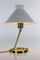 Mid-Century Italian Brass and Metal Table Lamp, 1950s 5