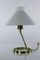 Mid-Century Italian Brass and Metal Table Lamp, 1950s, Image 1