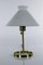 Mid-Century Italian Brass and Metal Table Lamp, 1950s, Image 7