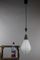 Mid-Century Italian Glass and Metal Ceiling Lamp from Targetti Sankey 1