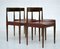 Scandinavian Modern German Leatherette and Wood Dining Chairs, 1960s, Set of 4 2
