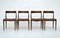 Scandinavian Modern German Leatherette and Wood Dining Chairs, 1960s, Set of 4 3