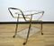 Mid-Century Italian Brass and Glass Trolley, 1950s 3