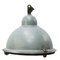 Industrial Grey Aluminium and Cast Iron Pendant Lamp, 1950s, Image 1