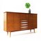 Vintage Highboard aus Nussholz, 1950er 2