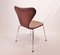 Danish Model 3107 Dining Chairs by Arne Jacobsen for Fritz Hansen, 1980s, Set of 6 4