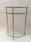 Demiline Brass & Glass Console Table 2