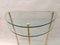 Demiline Brass & Glass Console Table, Image 5