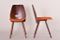Beech Desk Chairs by František Jirák for Tatra, 1950s, Set of 5 7