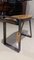 Antique Italian Oak and Steel Bench 4