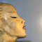 Art Deco Hungarian Ceramic Wall Mask by Dr Rank Rezso, 1930s 9