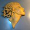 Art Deco Hungarian Ceramic Wall Mask by Dr Rank Rezso, 1930s 5