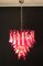 Vintage Italian Glass Chandelier from Mazzega, 1983 3