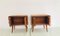 Mid-Century Wooden Nightstands, 1960s, Set of 2 12