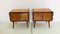 Tables de Chevet Mid-Century en Bois, 1960s, Set de 2 1